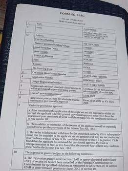 80G Certificate Page 1