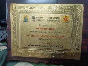 International Yoga Day Appreciation Certificate